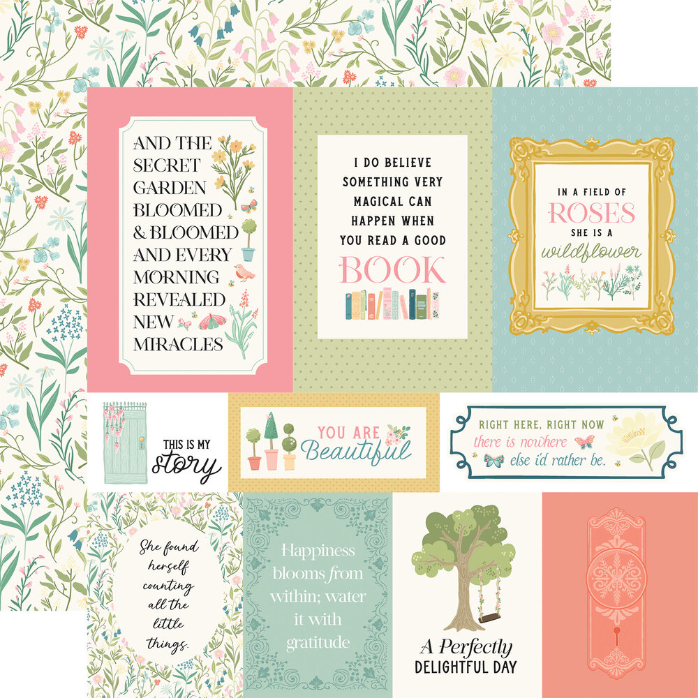 Carta Bella Secret Garden 12x12 Inch Collection Kit (CBGD421016) Carta Bella Secret Garden 12x12 Inch Collection Kit (CBGD421016)