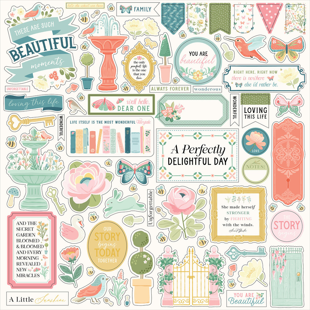 Carta Bella Secret Garden 12x12 Inch Collection Kit (CBGD421016) Carta Bella Secret Garden 12x12 Inch Collection Kit (CBGD421016)