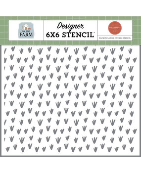 Carta Bella On The Farm Stencil Chicken Run (CBOTF422033)