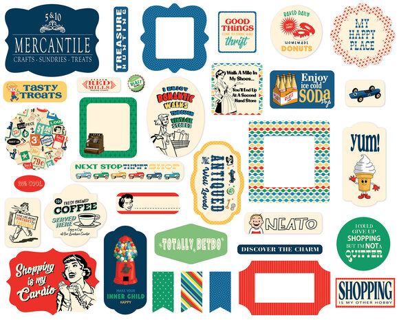 Carta Bella Mercantile Ephemera (CBM423024)