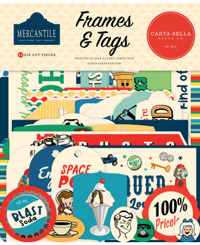 Carta Bella Mercantile Frames & Tags (CBM423025)