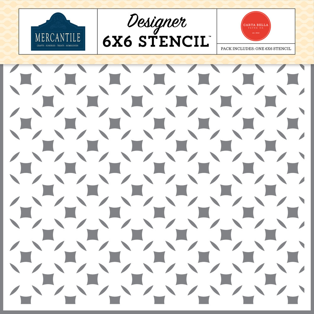 Carta Bella Mercantile Stencil Thrifted Geometric (CBM423033)