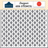 Carta Bella Mercantile Stencil Groovy Squiggles (CBM423035)