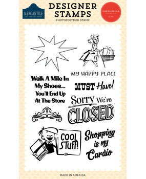 Carta Bella Mercantile Designer Stamps Must Have (CBM423049)