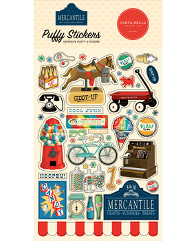 Carta Bella Mercantile Puffy Stickers (CBM423066)