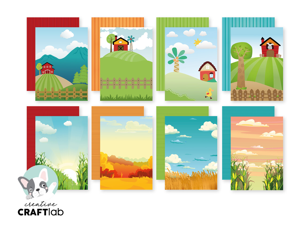 Creative Craftlab Friendz Design Paper Pad On The Farm (CCL-FR-DPP308) (DISCONTINUED) Creative Craftlab Friendz Design Paper Pad On The Farm (CCL-FR-DPP308) (DISCONTINUED)
