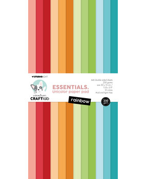 Creative Craftlab Rainbow Essentials Unicolor Paper Pad (CCL-ES-UPP307) (DISCONTINUED)