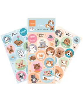 Marianne Design Decorations Stickers Eline's Cats & Dogs (CA3200)