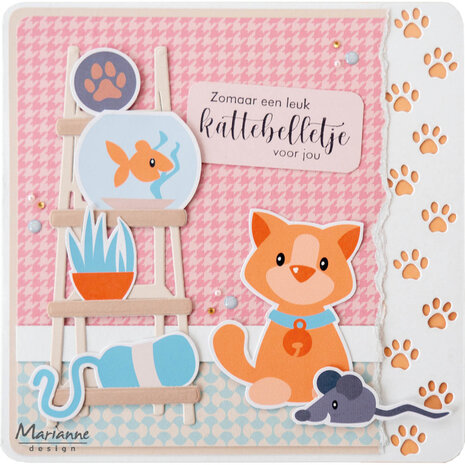 Marianne Design Die-cuts Eline's Cats (VK9622) (DISCONTINUED) Marianne Design Die-cuts Eline's Cats (VK9622) (DISCONTINUED)