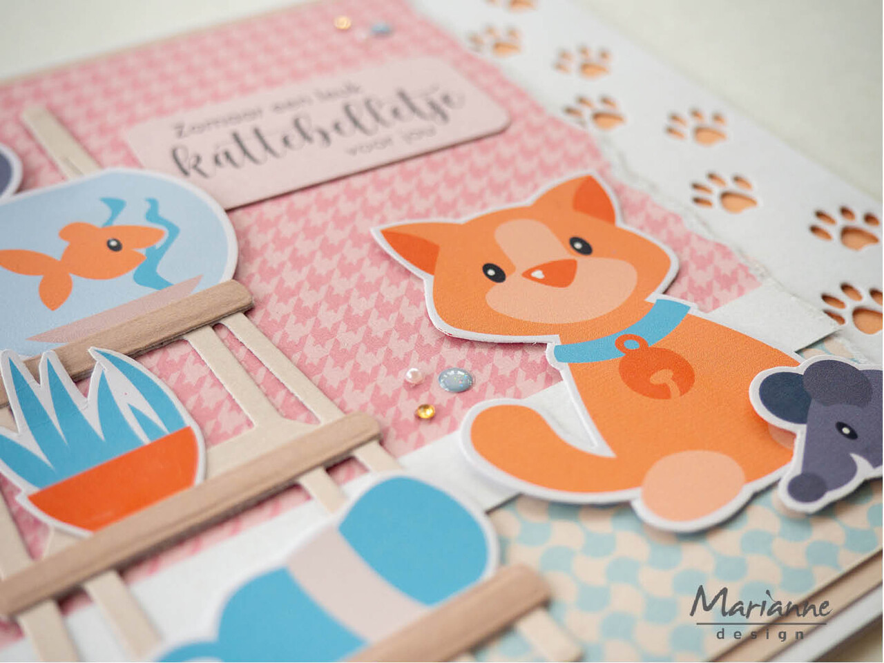 Marianne Design Die-cuts Eline's Cats (VK9622) (DISCONTINUED) Marianne Design Die-cuts Eline's Cats (VK9622) (DISCONTINUED)