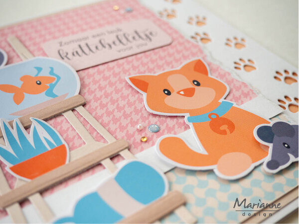 Marianne Design Die-cuts Eline's Cats (VK9622) (DISCONTINUED) Marianne Design Die-cuts Eline's Cats (VK9622) (DISCONTINUED)