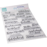 Marianne Design Clear Stamps Kopjes & Pootjes (CS1170)