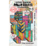 Aall and Create Timber Tints A6 Design Paper Boho Boards (AALL-PA-024)