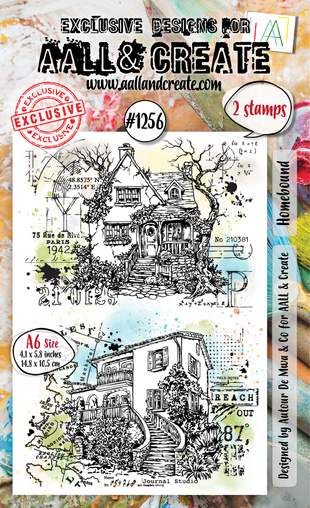 Aall and Create Whimsy Dwellings A6 Stamp Set Homebound (AALL-TP-1256) Aall and Create Whimsy Dwellings A6 Stamp Set Homebound (AALL-TP-1256)