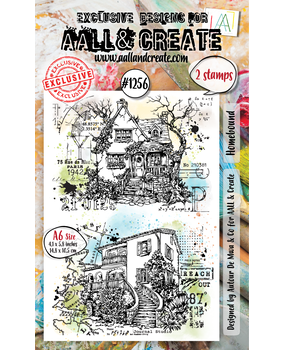Aall and Create Whimsy Dwellings A6 Stamp Set Homebound (AALL-TP-1256)