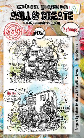 Aall and Create Whimsy Dwellings A6 Stamp Set Homebound (AALL-TP-1256) Aall and Create Whimsy Dwellings A6 Stamp Set Homebound (AALL-TP-1256)