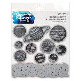 Ranger Simon Hurley create. Cling Mount Rubber Stamps Planetary (HUR88813)