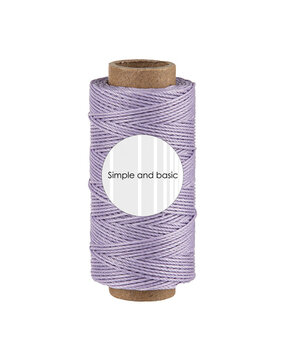 Simple and Basic Light Lavender Polyester Thread 50m (SBA717)