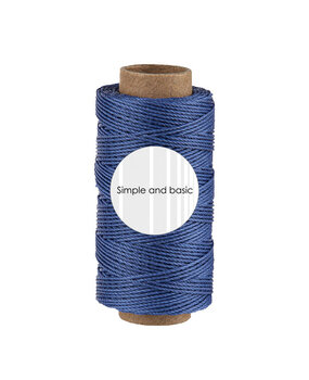 Simple and Basic Cornflower Blue Polyester Thread 50m (SBA718)