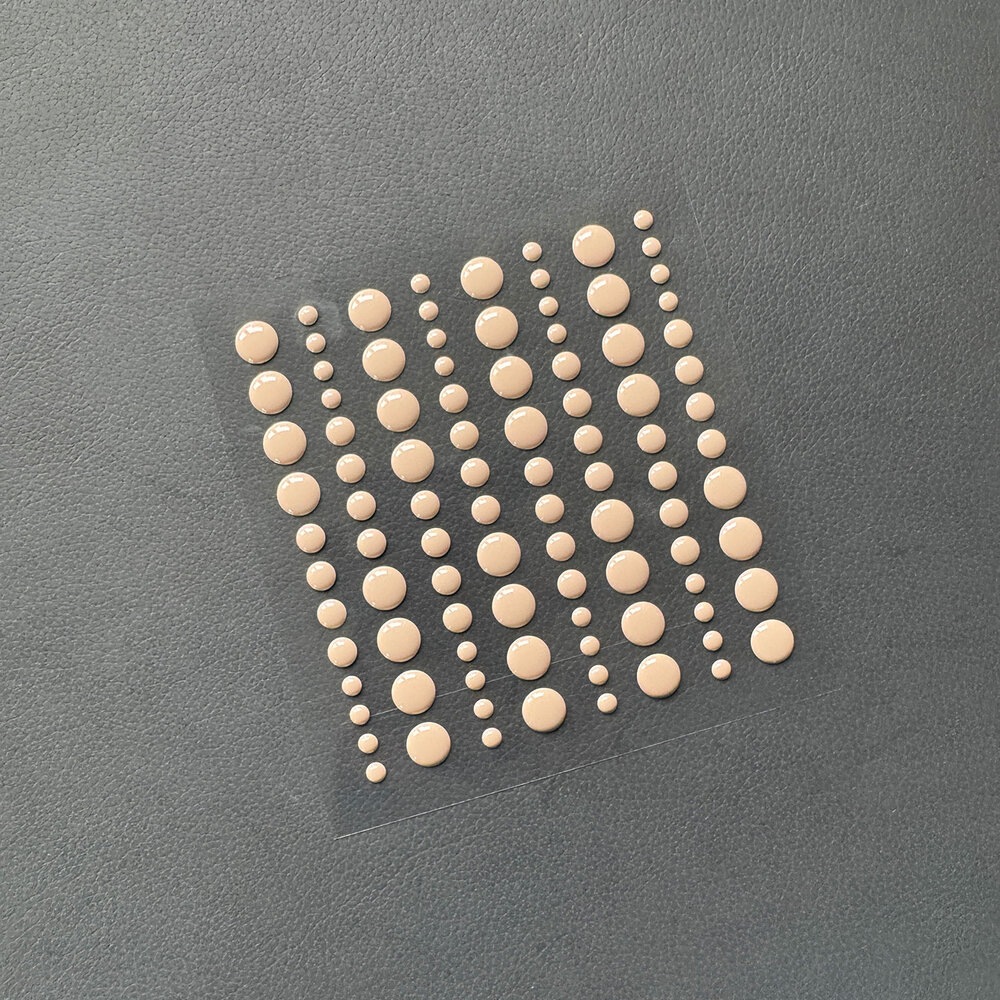 Simple and Basic Adhesive Enamel Dots Nougat (96pcs) (SBA042)