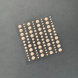Simple and Basic Adhesive Enamel Dots Nougat (96pcs) (SBA042)