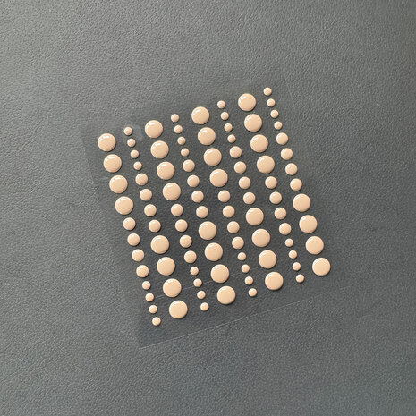 Simple and Basic Adhesive Enamel Dots Nougat (96pcs) (SBA042)