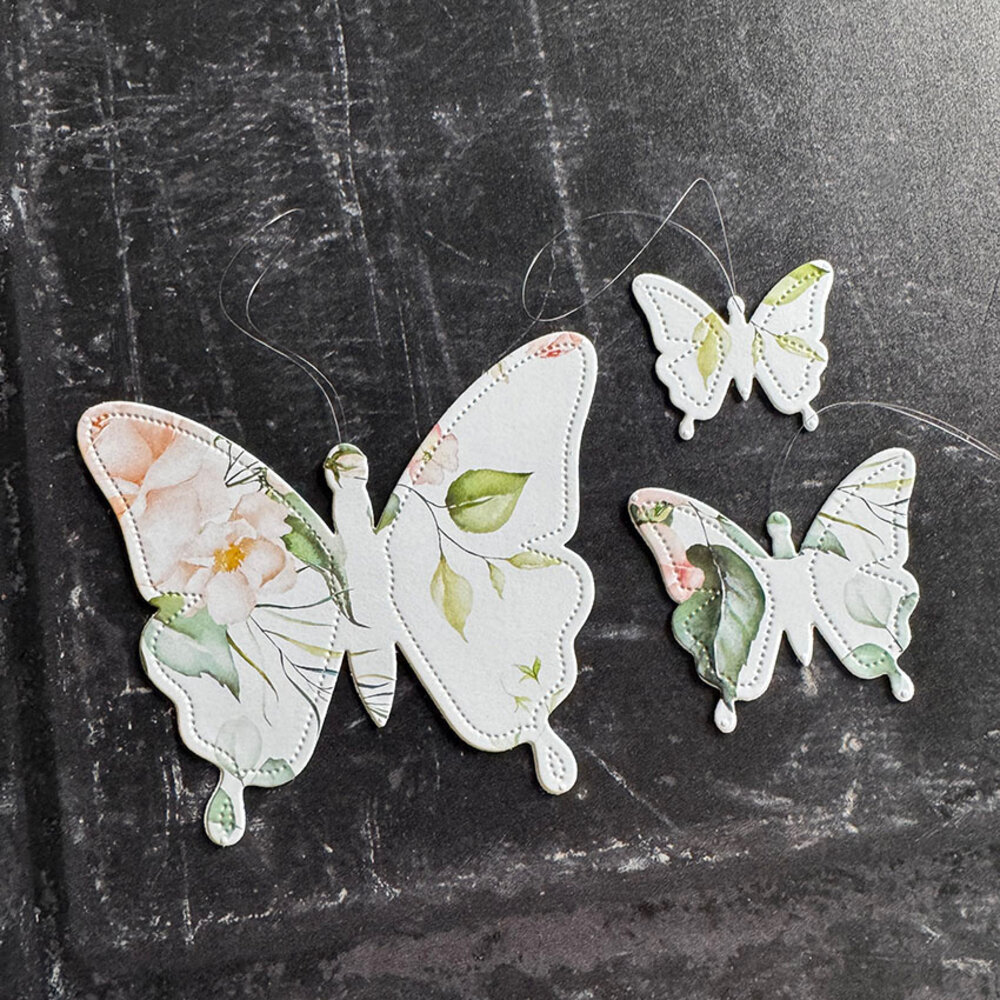 Simple and Basic Simple Butterflies Solid Dies (SBD530)