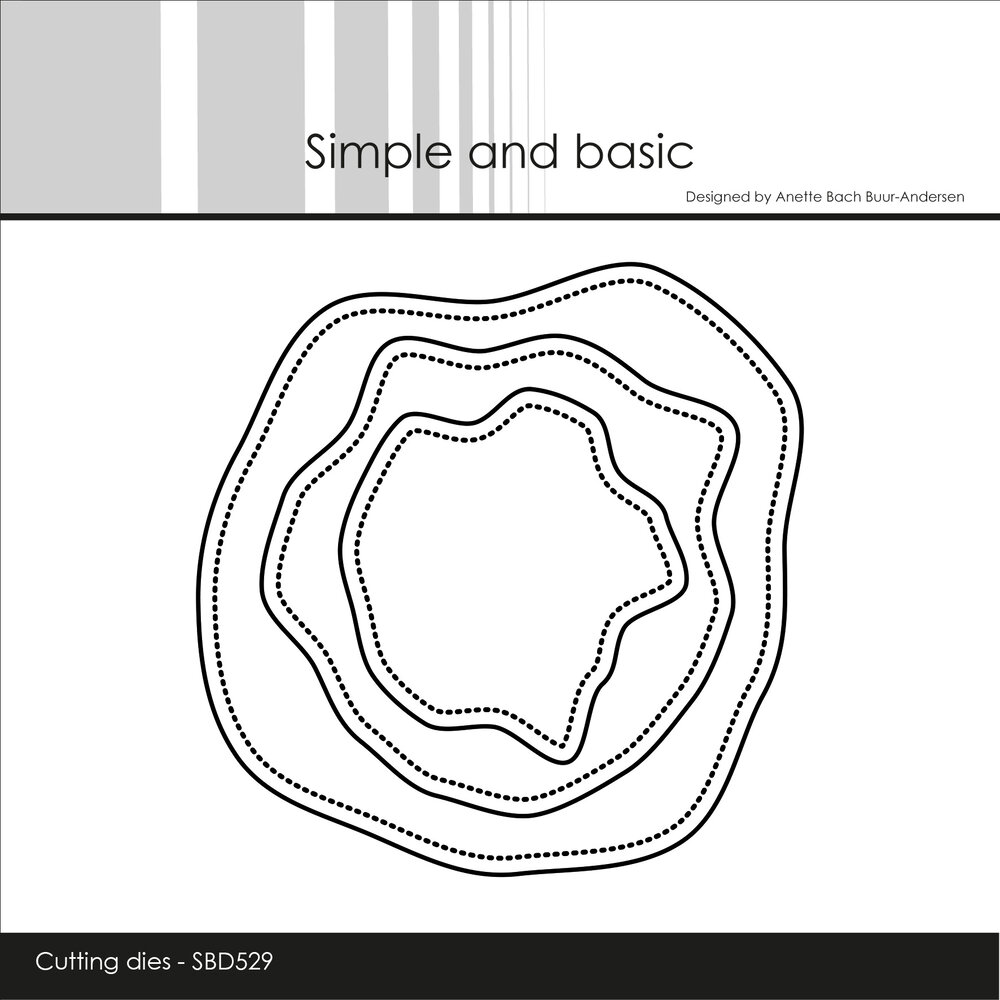 Simple and Basic Simple Colour Splashes Dies (SBD529)