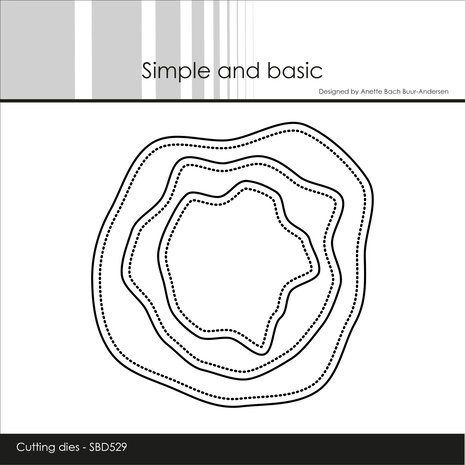 Simple and Basic Simple Colour Splashes Dies (SBD529)