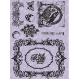 Dawn Bibby Gothic Romance Stamp Set Midnight Elegy (DB1082) (OUTLET)