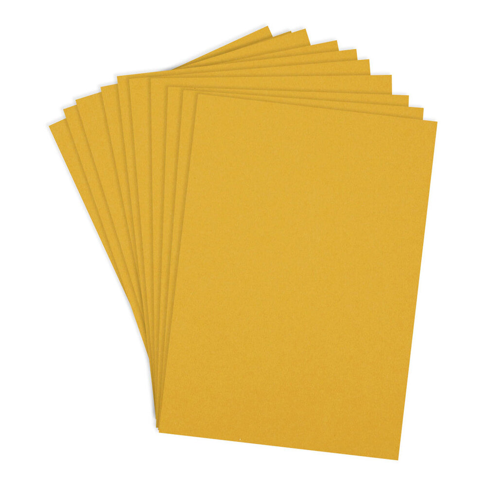 Spellbinders Saffron A4 ColorWheel Cardstock (10 Sheets) (CS-A4-116)