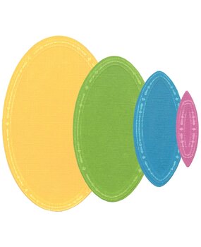 Sizzix Framelits Die by Stacey Park Fanciful Reversed, Clare Classic Ovals (9pcs) (666845) Sizzix Framelits Die by Stacey Park Fanciful Reversed, Clare Classic Ovals (9pcs) (666845)