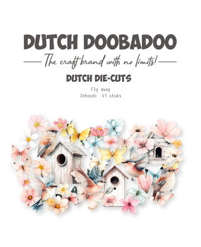 Dutch Doobadoo Dutch Collage Die-Cuts Spring - Fly Away (41pcs) (474.007.503)