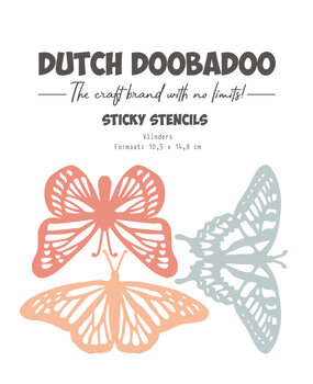 Dutch Doobadoo Dutch Sticky Stencil A6 Butterfly (477.927.002)