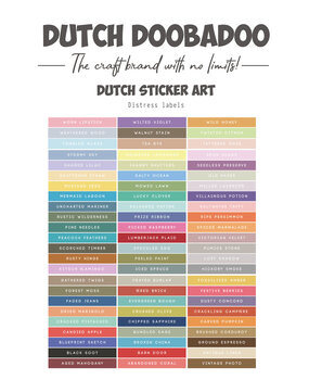 Dutch Doobadoo Dutch Sticker A4 Distress Oxide Strips (491.200.034)