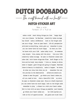 Dutch Doobadoo Dutch Sticker A5 Happy Spring 1 (491.200.035)