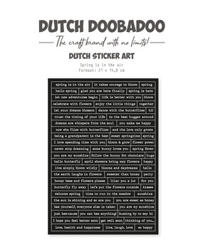 Dutch Doobadoo Dutch Sticker A5 Happy Spring 2 (491.200.036)