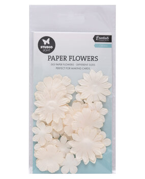 Studio Light Cream Essentials Paper Flowers (25pcs) (SL-CO-FLOW14) (DISCONTINUED)