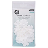 Studio Light White Essentials Paper Flowers (25pcs) (SL-CO-FLOW13) (DISCONTINUED)
