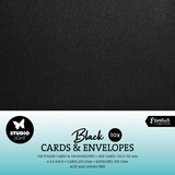 Studio Light Cards & Envelopes 6x6 Inch Black (10/10pcs) (SL-CO-CE11) (BASIC)