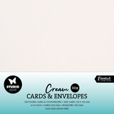 Studio Light Cards & Envelopes 6x6 Inch Cream (10/10pcs) (SL-CO-CE10) (BASIC)