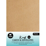 Studio Light Cards & Envelopes 5x7 Inch Kraft (10/10pcs) (SL-CO-CE08) (BASIC)