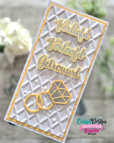 CarlijnDesign Hot Foil A6 Bridal Bling (CDHF-0069) CarlijnDesign Hot Foil A6 Bridal Bling (CDHF-0069)