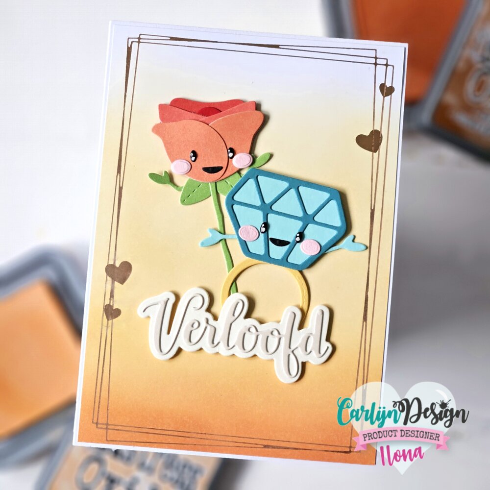 CarlijnDesign Hot Foil A6 Bridal Bling (CDHF-0069) CarlijnDesign Hot Foil A6 Bridal Bling (CDHF-0069)