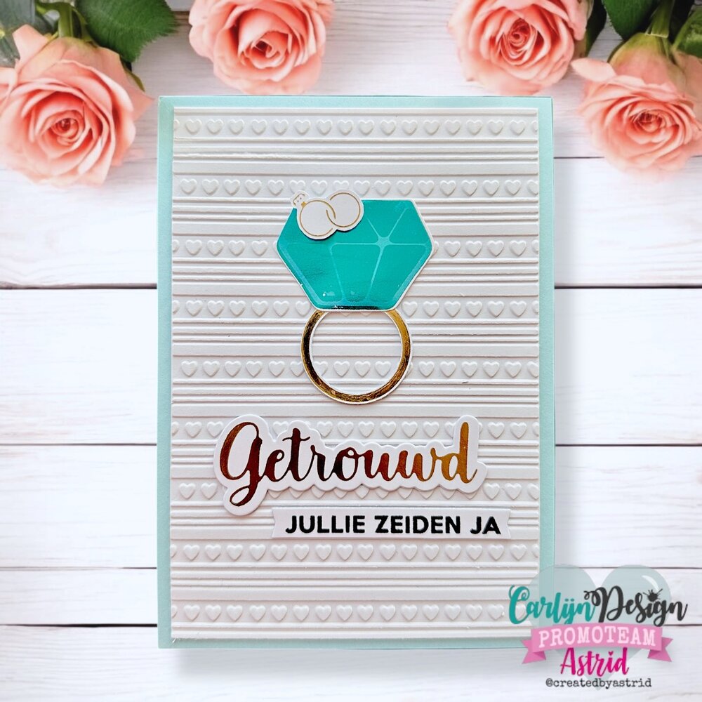 CarlijnDesign Hot Foil Verliefd Verloofd Getrouwd (CDHF-0070) CarlijnDesign Hot Foil Verliefd Verloofd Getrouwd (CDHF-0070)