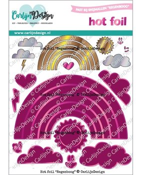 CarlijnDesign Hot Foil Regenboog (CDHF-0072)