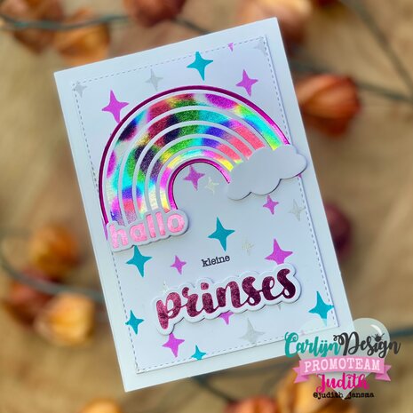 CarlijnDesign Hot Foil Regenboog (CDHF-0072)