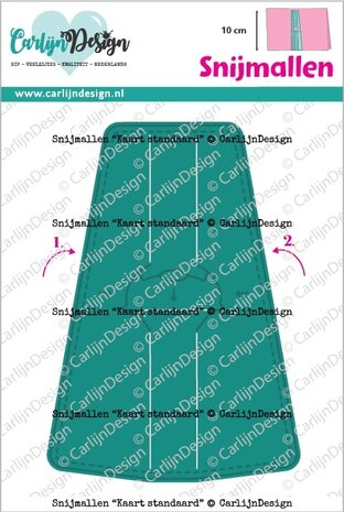 CarlijnDesign Snijmallen Kaart Standaard (CDSN-0293)