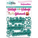 CarlijnDesign Snijmallen Verliefd Verloofd Getrouwd (CDSN-0295)