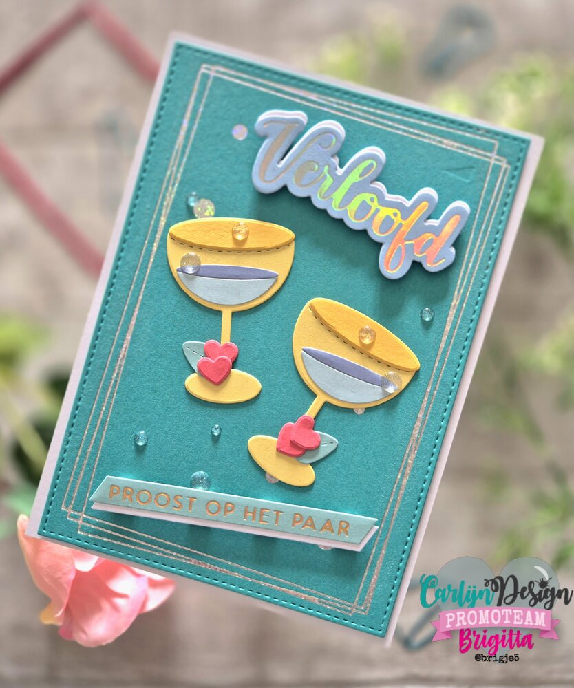 CarlijnDesign Cutting Dies Verliefd Verloofd Getrouwd (CDSN-0295)